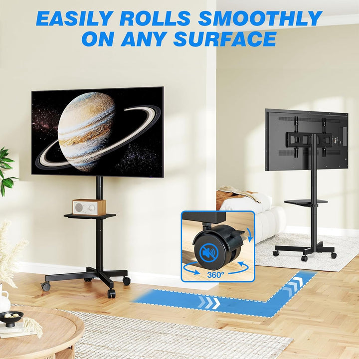 TV Stand Portable Rolling Adjustable MT2004A