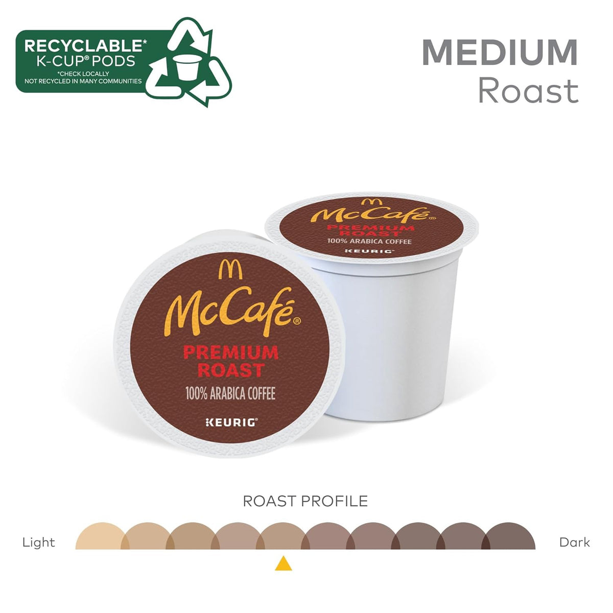 MC CAFE Coffee K-CUP Pods Keurig Mccafe Premium Medium 84