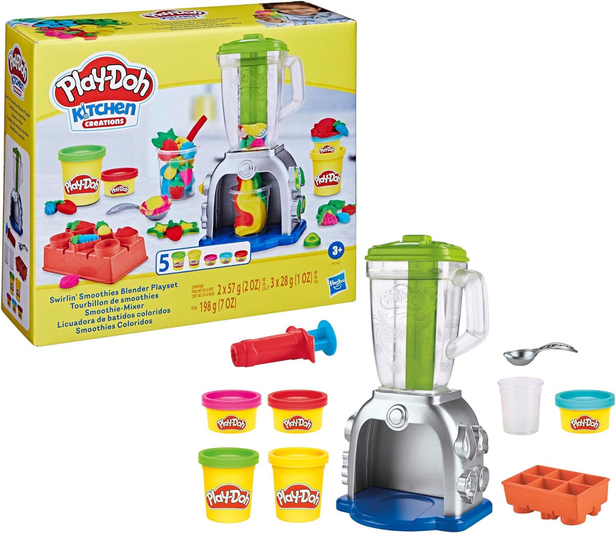 PLAY-DOH Toy Swirlin' Smoothies Blender Set