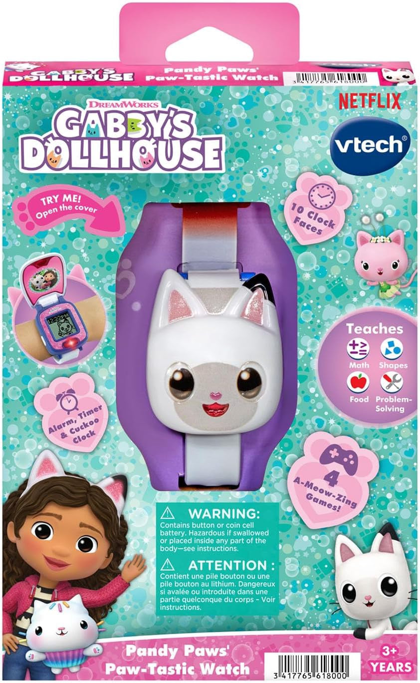 VTECH Watch Kids Gabby's Dollhouse Pandy Paws' PAW-TASTIC