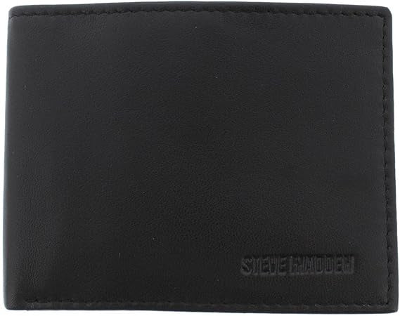 STEVE MADDEN Wallet Men Slimfold Genuine Leather Rfid
