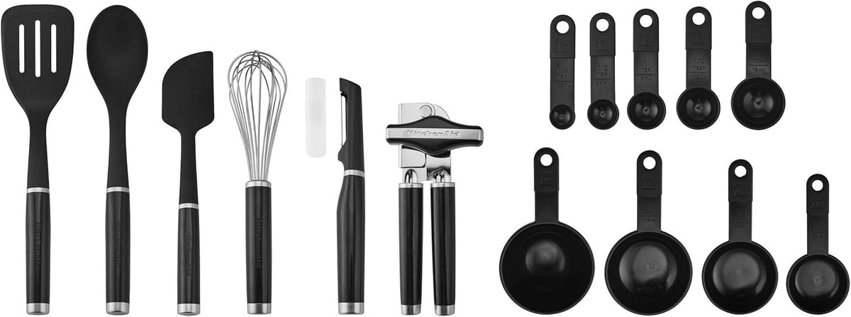 KITCHENAID Kitchen Tool and Gadget Set KE447B 15PCS Black