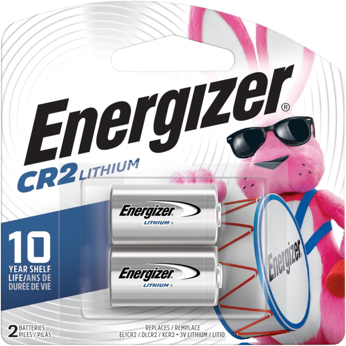 ENERGIZER Battery CR2 Lithium 3V 2PCS Pack