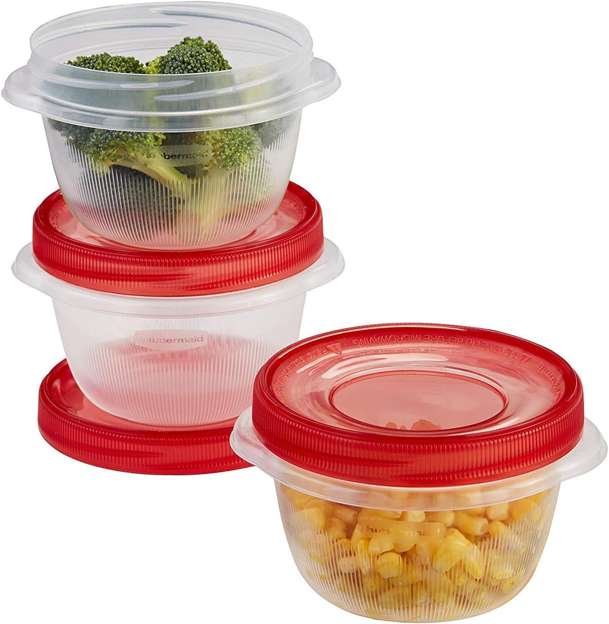 RUBBERMAID Food Bowl Take Alongs Twist & Seal 2CUPS 3PCS 2145837