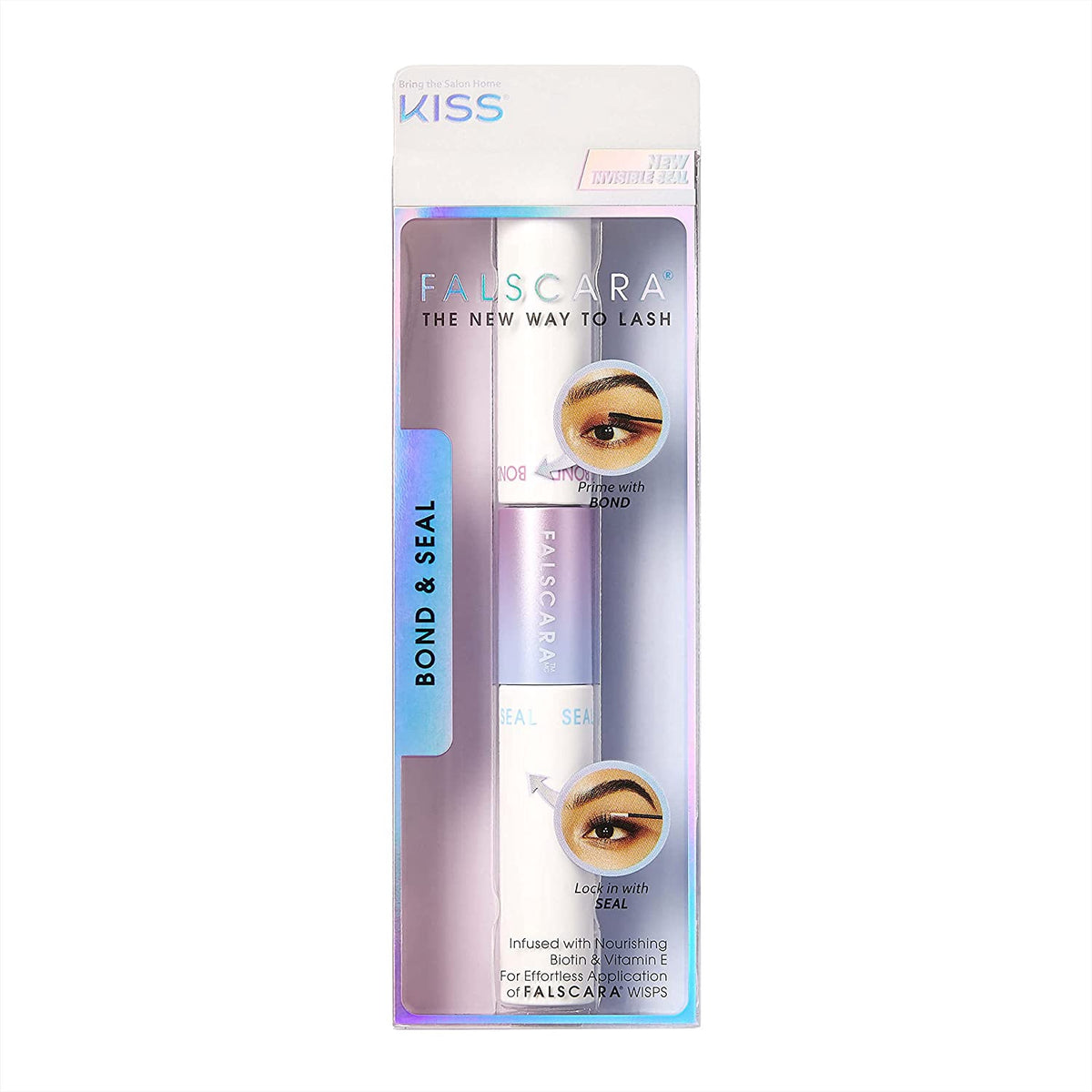 KISS Eyelash Adhesive Falscara Extension Bond & Seal Infused with Biotin & Vitamin E