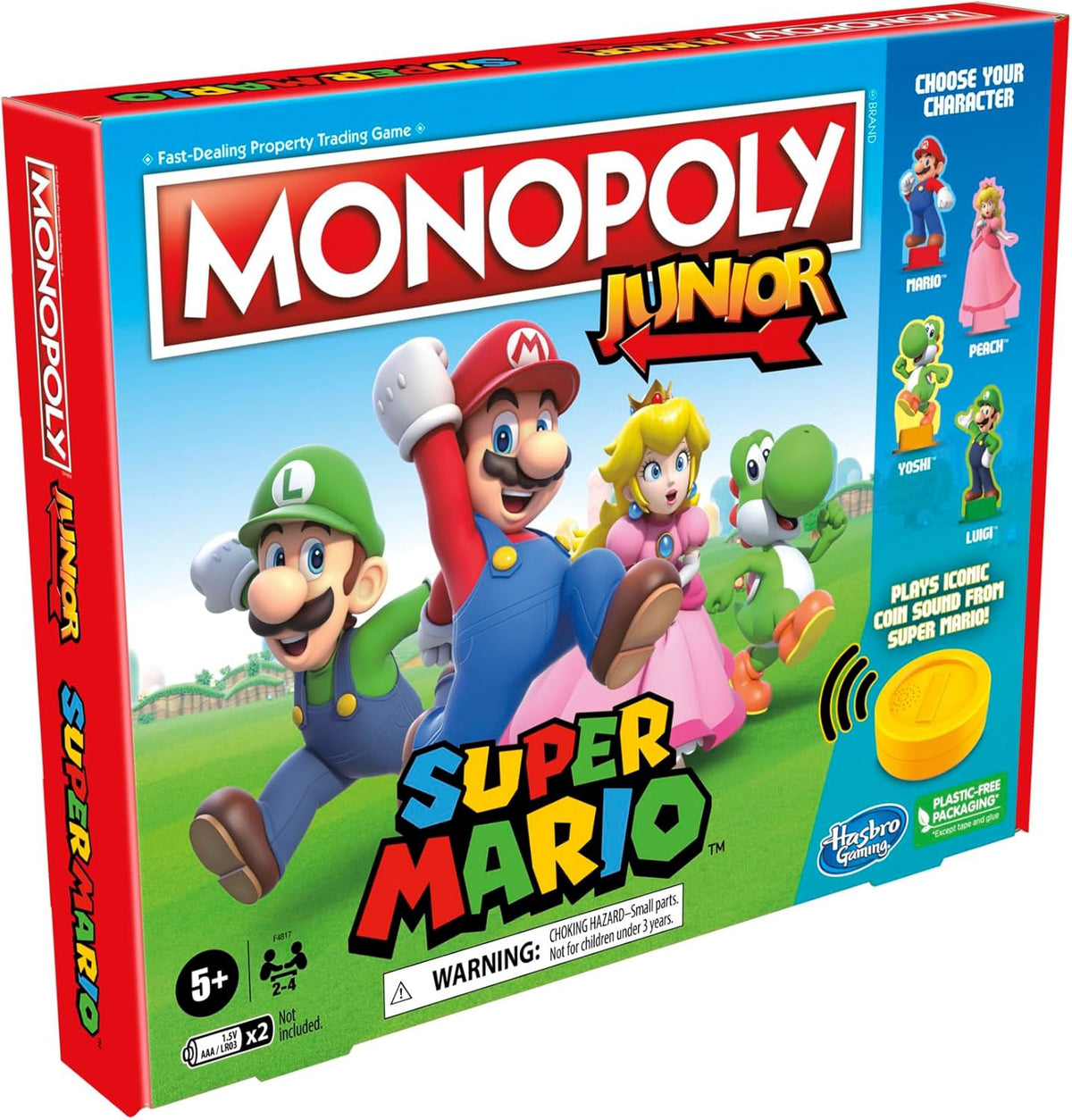 HASBRO Game Monopoly Junior Super Mario
