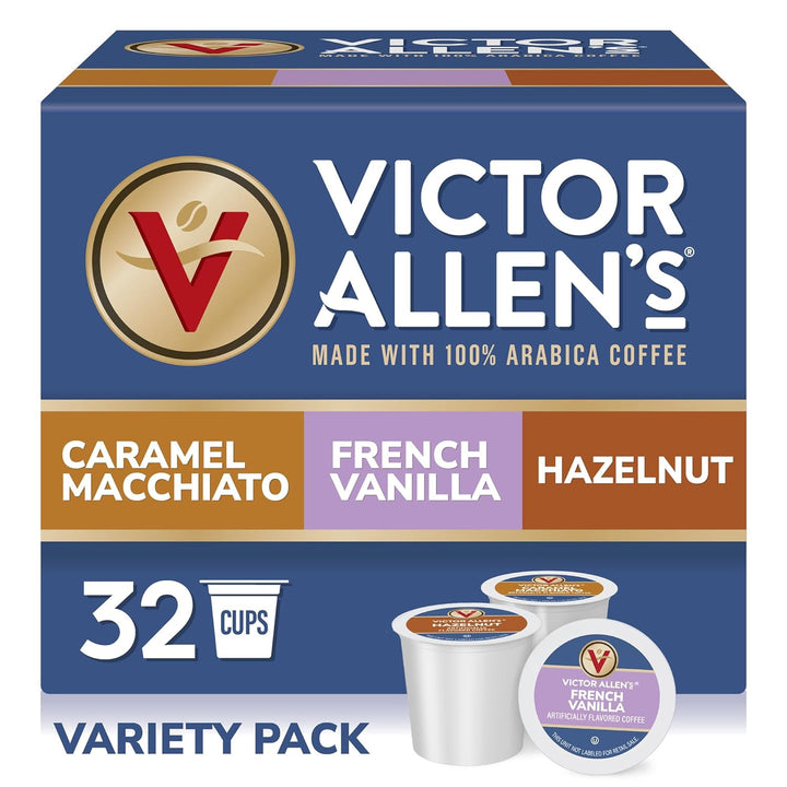 VICTOR ALLEN'S Coffee K-CUPS Pods Keurig Variety Pack 32COUNT