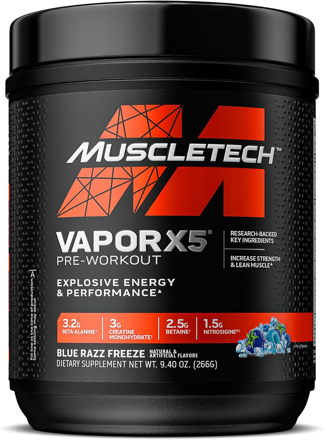 MUSCLETECH Supplement PRE-WORKOUT Powder Vapor X5
