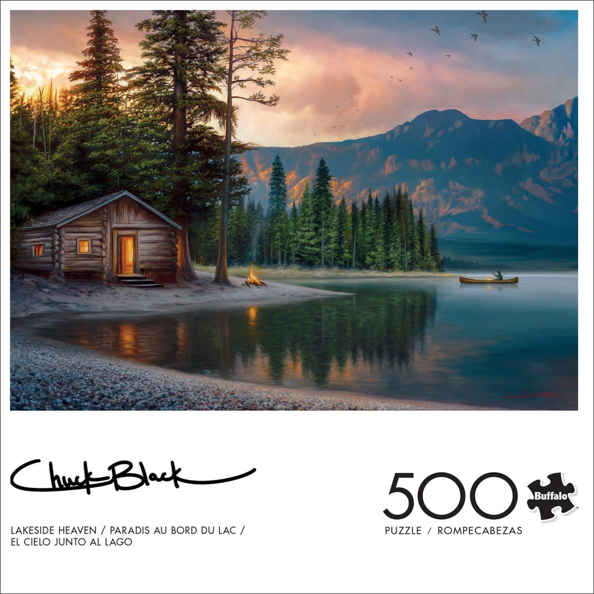 BUFFALO GAMES Puzzle Jigsaw Lakeside Heaven 500PC