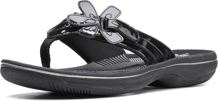 CLARKS Footwear Brinkley Flora Black Patent