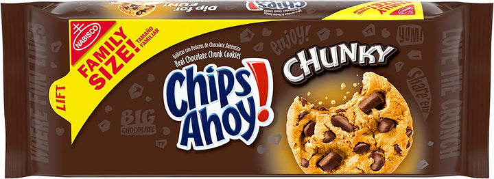 NABISCO Chips Ahoy! Chunky Cookies Family Size! 1LB 2OZ 510G