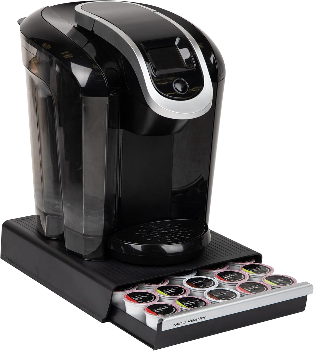 Coffee Pods Storage Drawer Mind Reader Black (Draw Only)