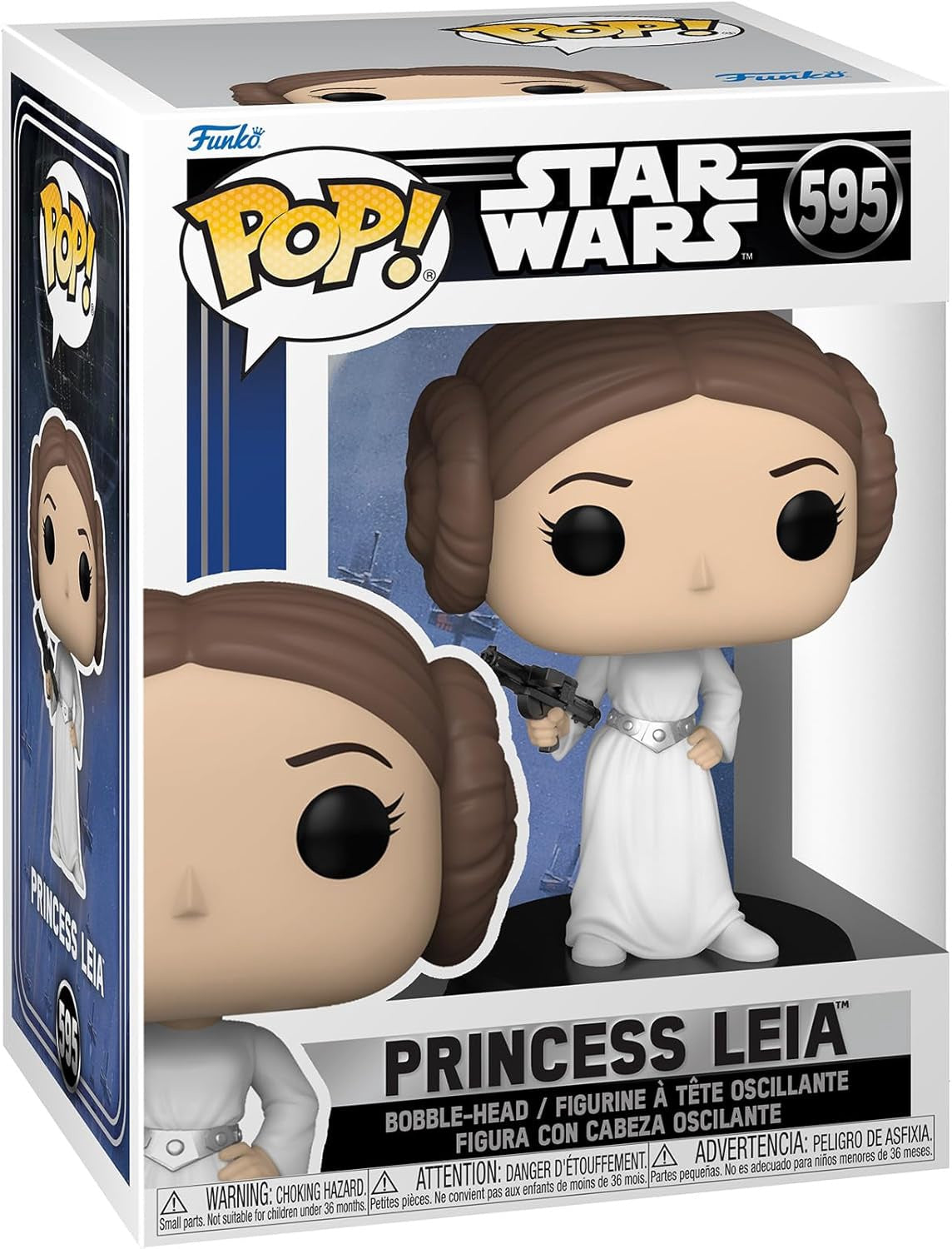 FUNKO POP! Toy Funko Pop! Star Wars Princess Leia Collectible 595