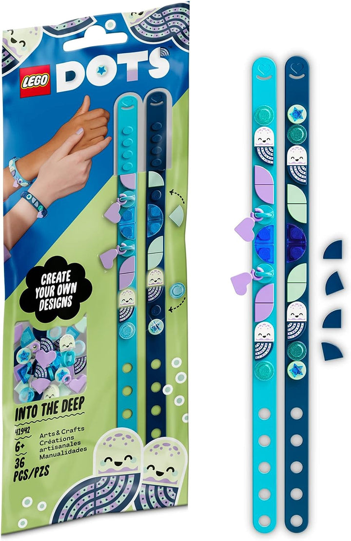 LEGO Toy Dots Bracelet Pink Unicorn / Blue Sea / Pink / Blue