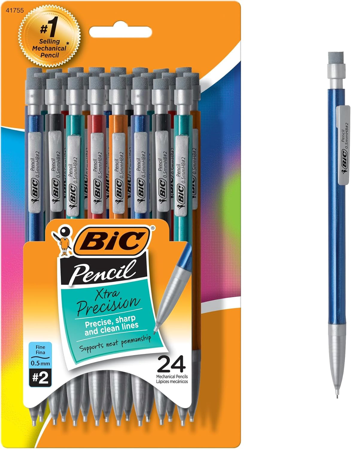 BIC Stationery Pencil XTRA-PRECISION Mechanical 24PC Pack