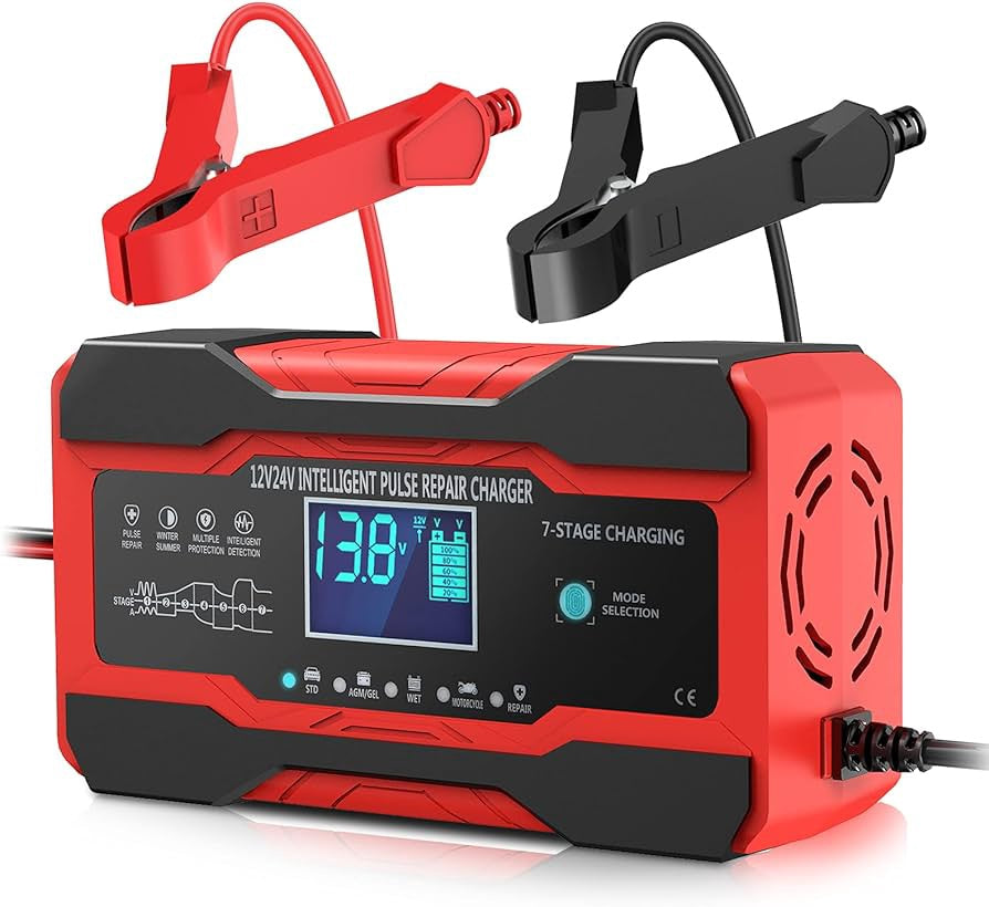 Battery Charger Yonhan Intelligent 7-STAGE 12V 10A 24V 5A