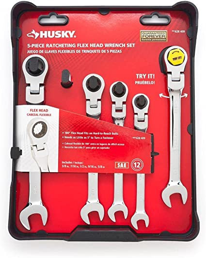 HUSKY Spanner Set 5PCS Flex Head 629 214
