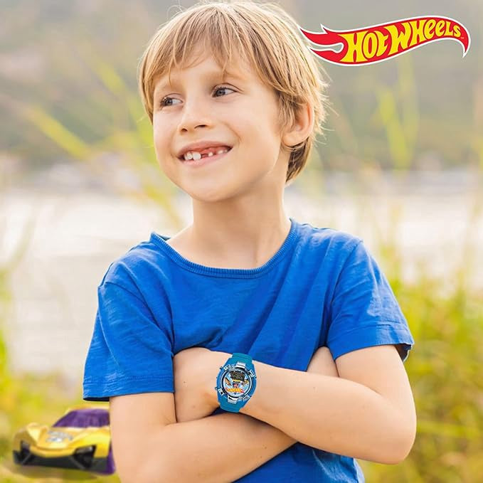 HOT WHEELS Watch Kids Blue