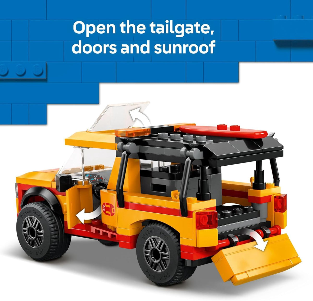 LEGO Toy City Lifeguard Beach Rescue Truck 214PCS 60453