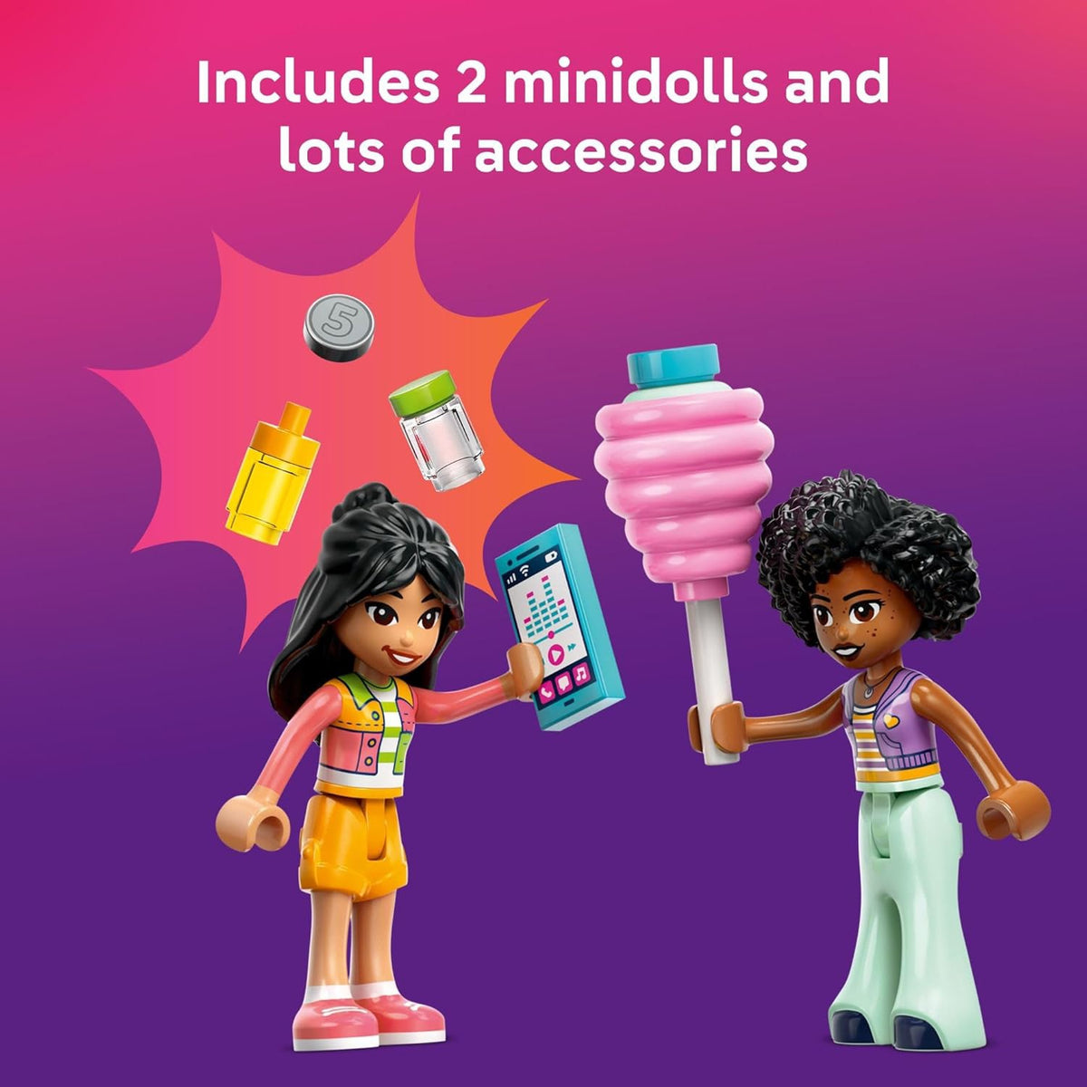 LEGO Toy Friends Cotton Candy Stand & Scooter 110PCS 42643