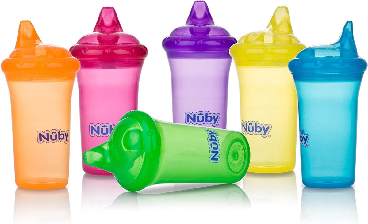 NUBY Baby Sippy Cup NO-SPILL with DUAL-FLO Valve 1PC Assorted