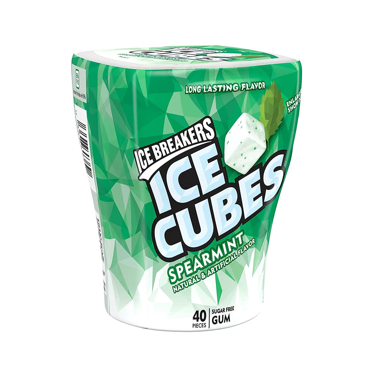 HERSHEY'S Ice Breakers Ice Cube Spearmint Sugar Free Gum 40-PIECES
