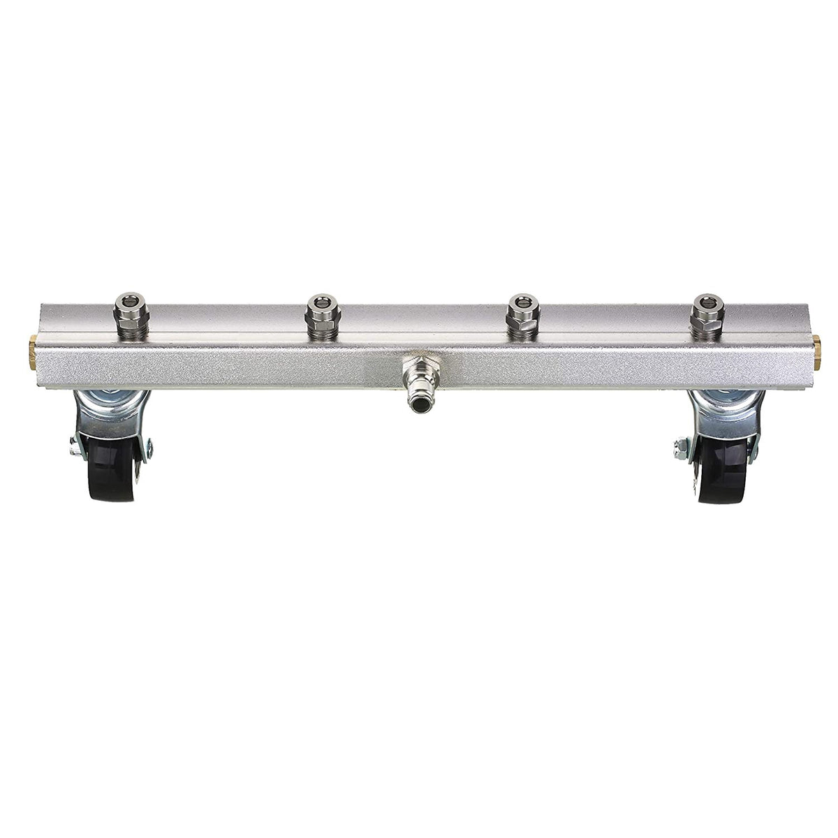 Pressure Washer Gun Jet Rail Silver on Wheels 4 Jets Vehicle Undercarriage