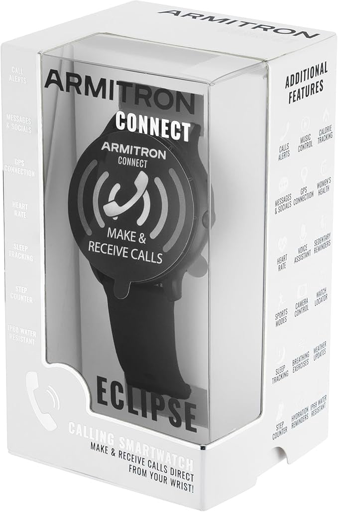 ARMITRON Watch Connect Link Smartwatch Health & Fitness Tracker 1021BKBK