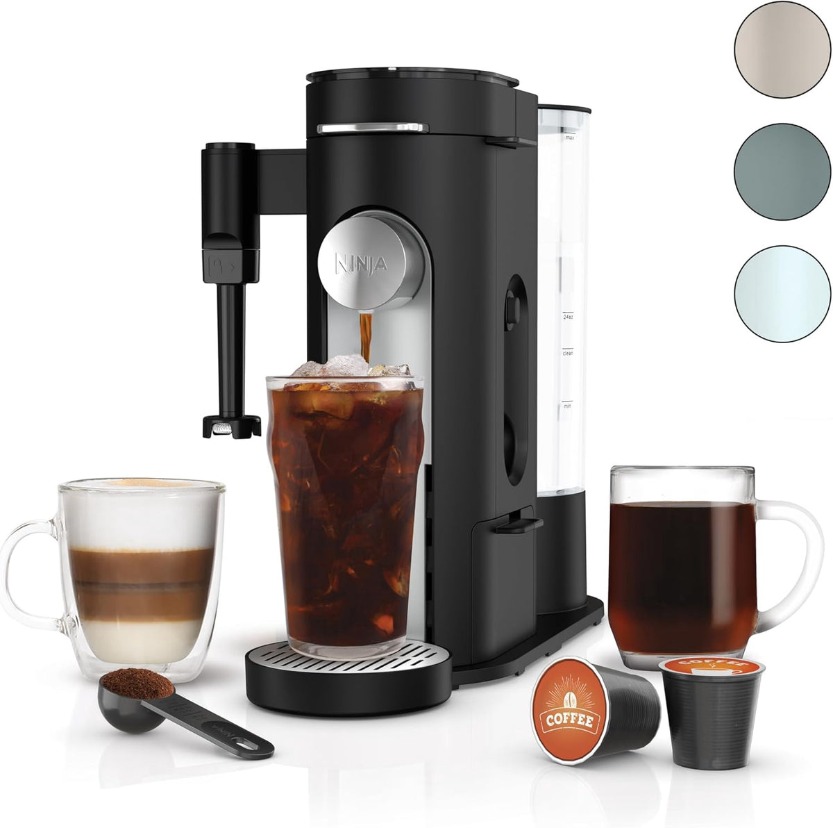 NINJA Coffee Maker Specialty Pods & Ground Hot & Cold PB051