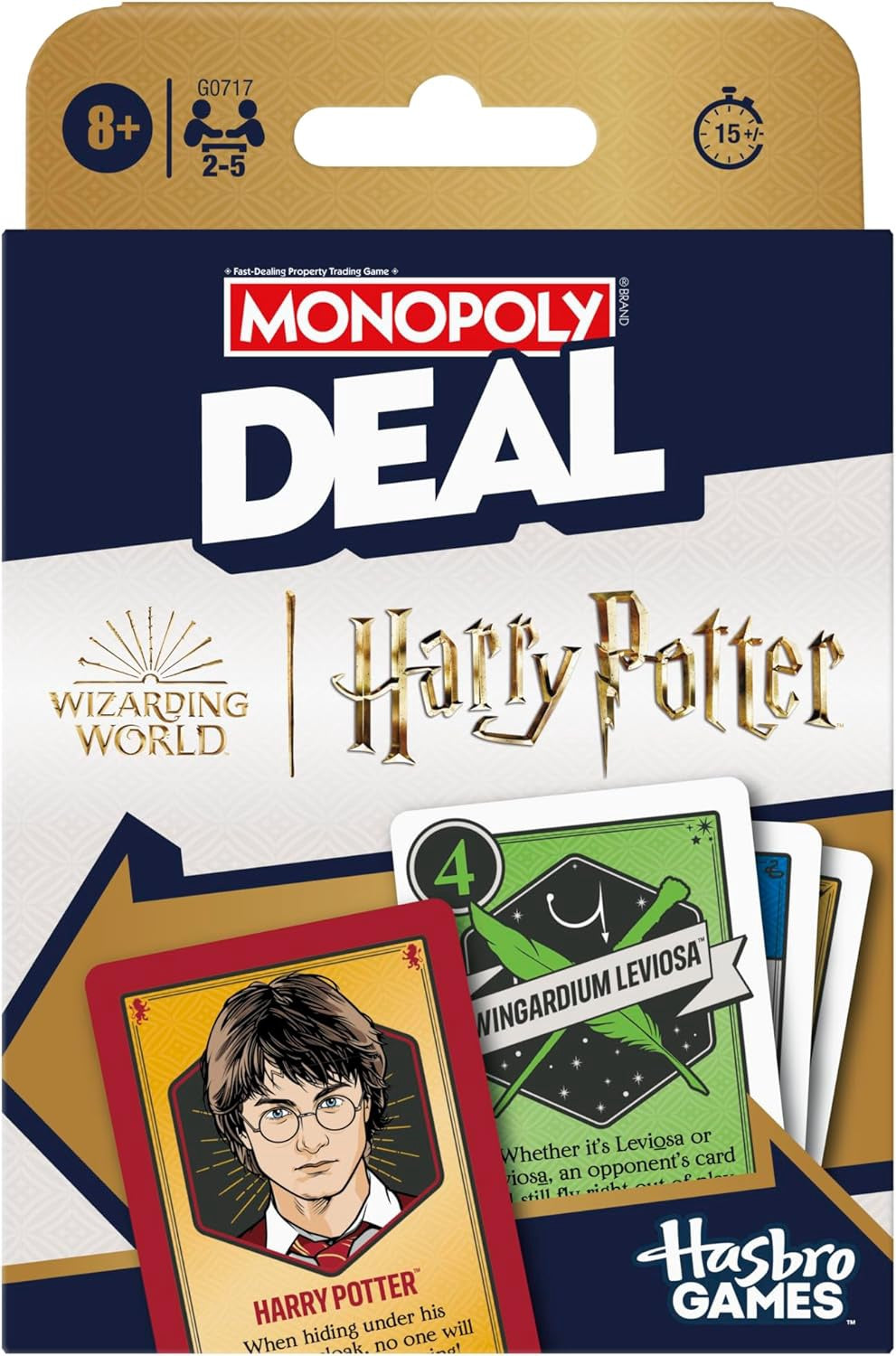 HASBRO Game Monopoly Cards Deal Harry Potter