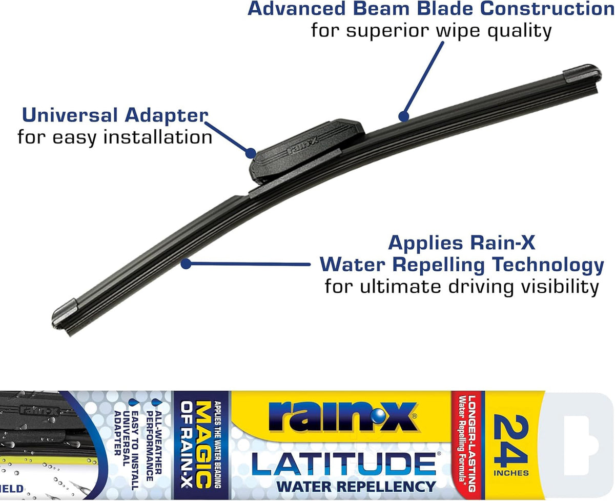 RAIN-X Car Windscreen Wiper Blade Latitude 24" 5079280-2