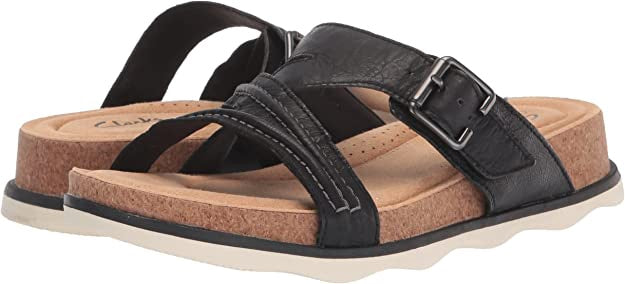 CLARKS Footwear Women Brynn Hope Flat Sandal Black