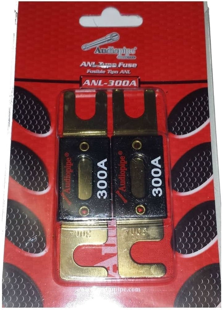 AUDIO PIPE Fuse Auto ANL-300A Gold Flat 300A 2PCS Pack