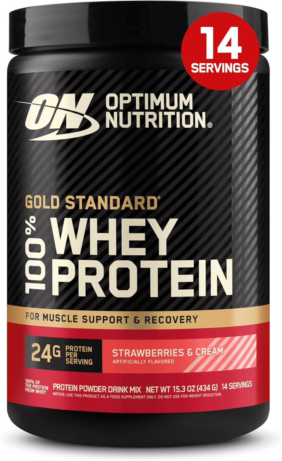 OPTIMUM NUTRITION Supplement Whey Protein Gold Standard 15.3OZ