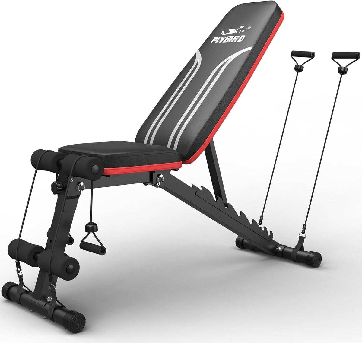 Gym Bench Press Dumbell Flybird FB-22YLD02-01 Adjustable W/RESISTANCE Bands