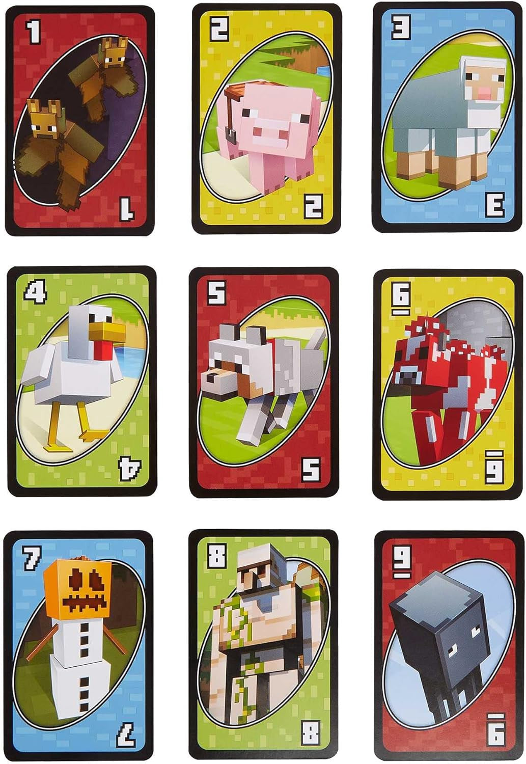 MATTEL Game Games Uno Minecraft
