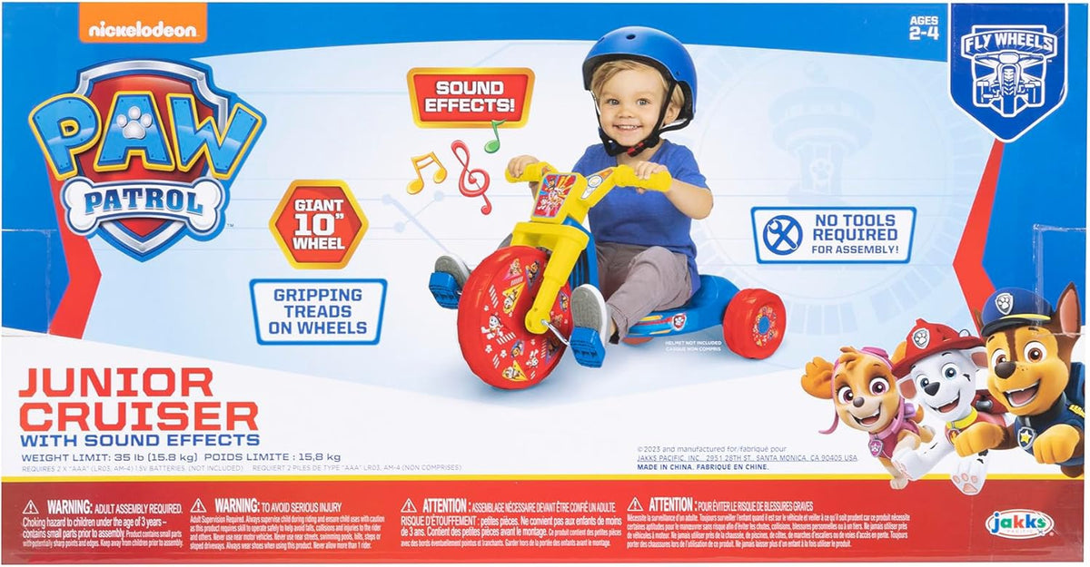 PAW PATROL Toy Tricycle RIDE-ON Junior Cruiser