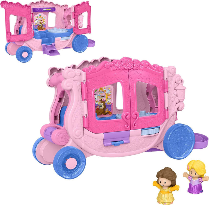 FISHER-PRICE Toy Little People Disney Princess PULL-ALONG Musical Carriage