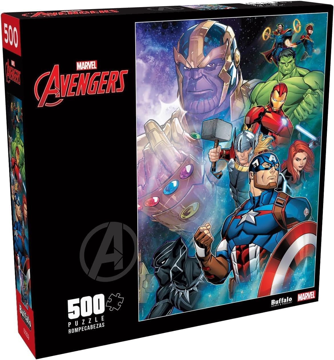 BUFFALO GAMES Puzzle Jigsaw Marvel Thanos Vs. the Avengers 500PCS