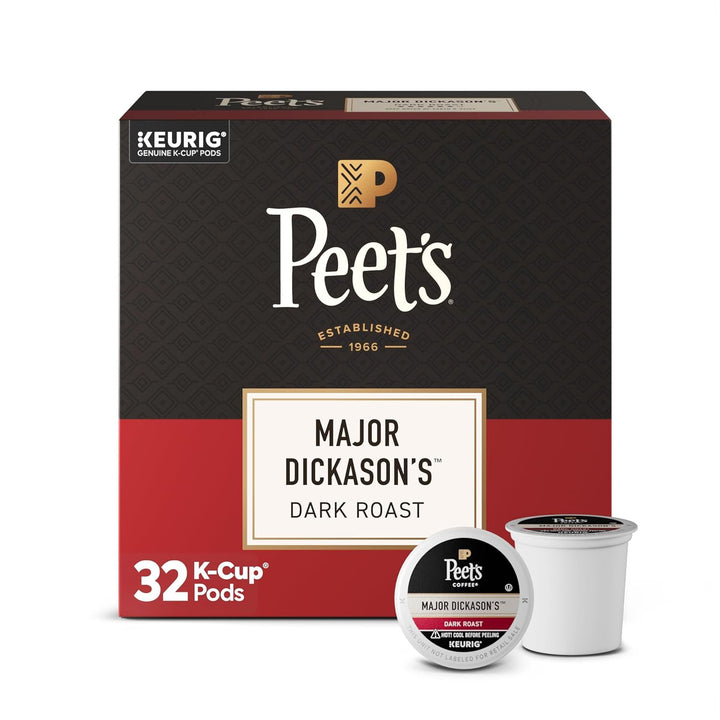 PEET'S COFFEE Coffee K-CUP Pods Keurig Peet's Dark Roast 32COUNT
