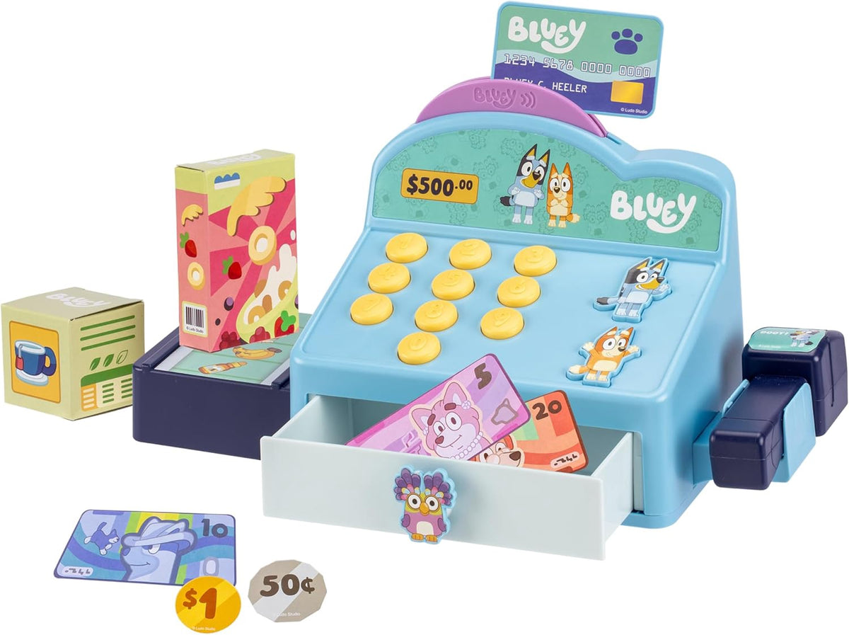 BLUEY Toy Cash Register Playset