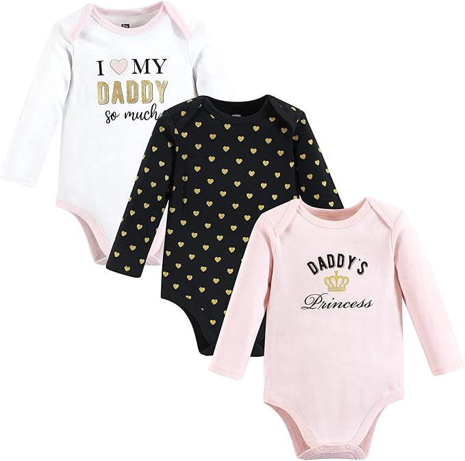 HUDSON BABY Baby Bodysuit Hudson Long Sleeve 3PACK 24M