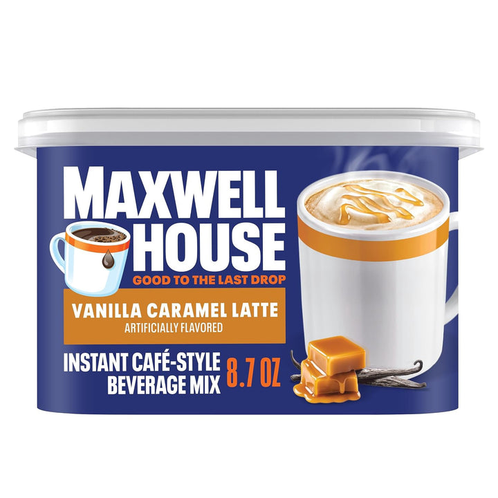 MAXWELL HOUSE Coffee Instant CAFE-STYLE Beverage Mix 8.7OZ
