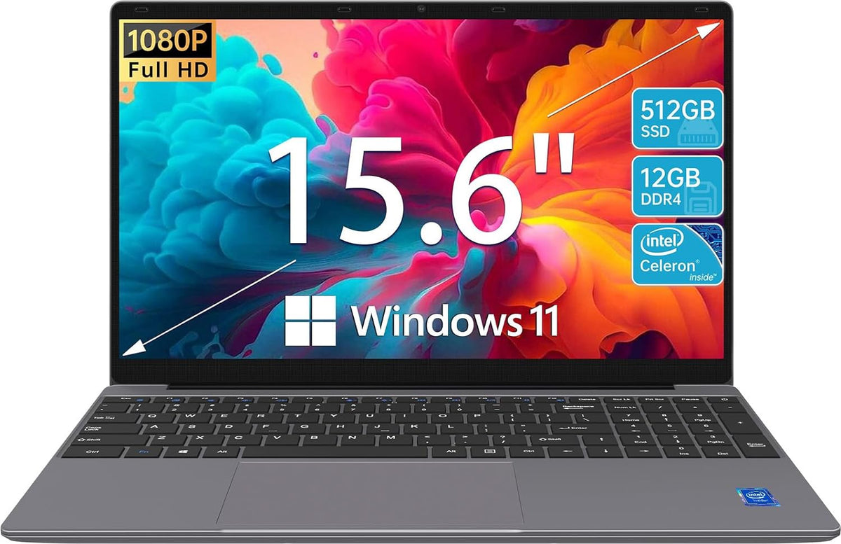APOLOSIGN Laptop NJP1561P 15.6" 512GB Ssd 12GB Ram Win 11