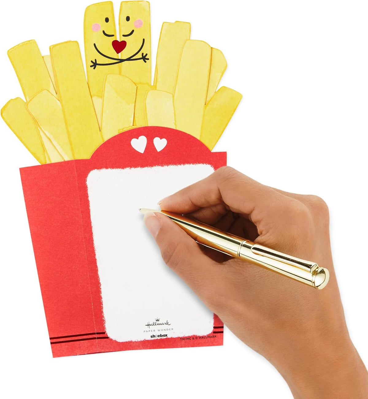 HALLMARK Valentine Card Paper Wonder Pop Up Fries
