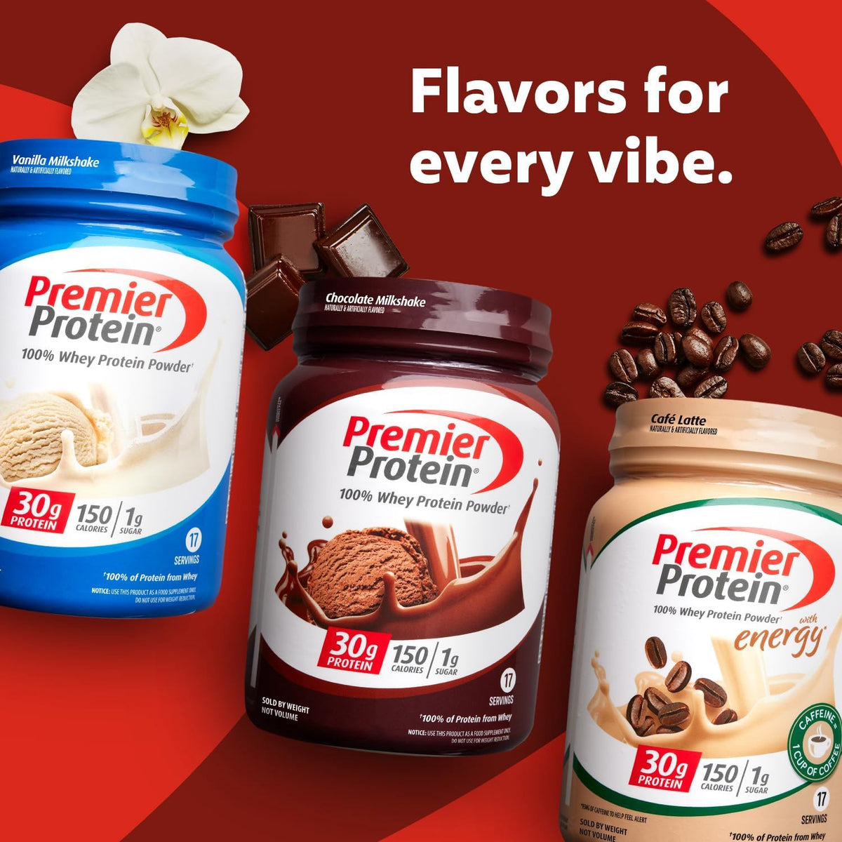 PREMIER Supplement Protein Powder Vanilla 23OZ