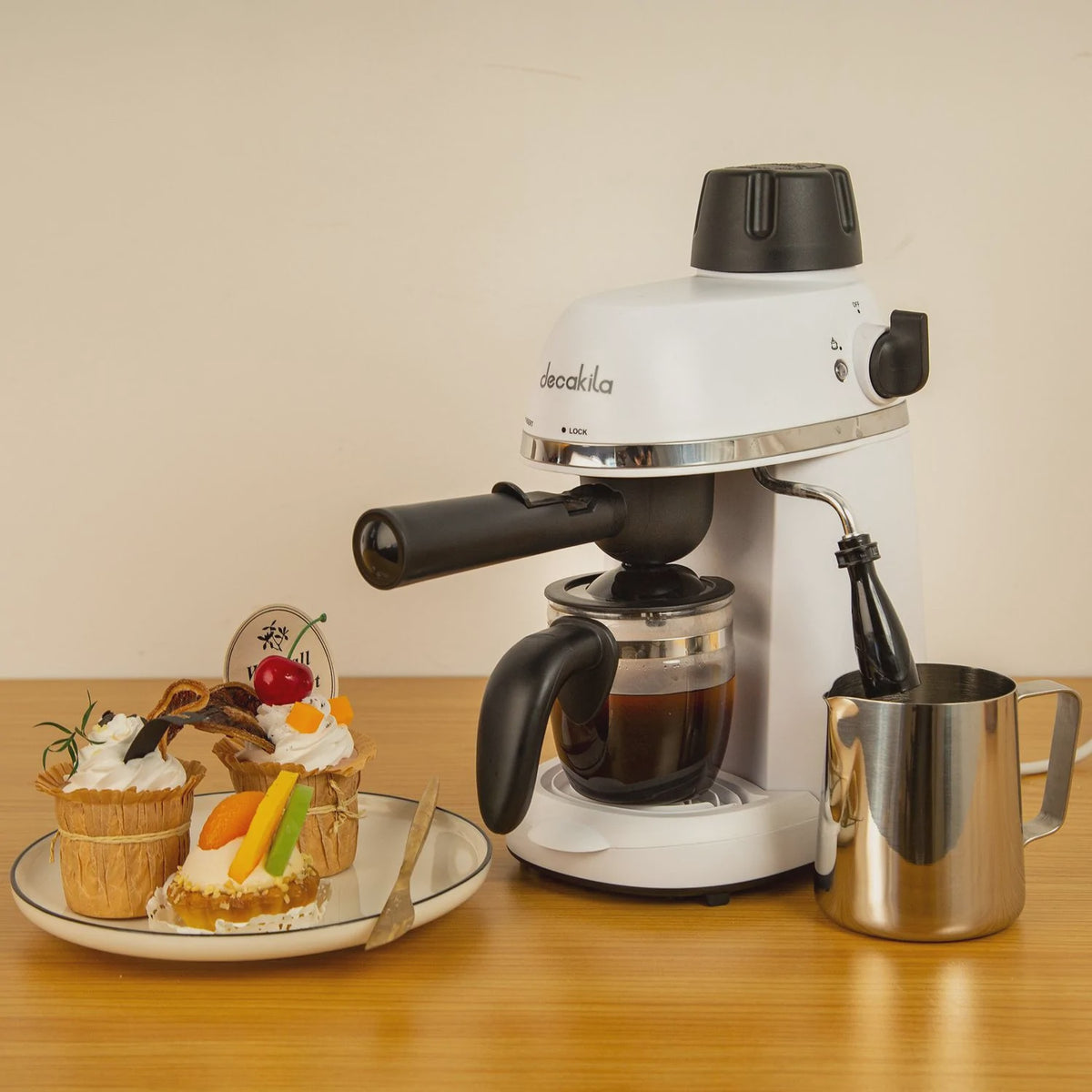 DECAKILA Coffee Maker Espresso KUCF007W 0.24L