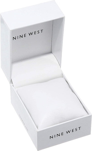 NINE WEST Watch Women Rubberized Bracelet Grey 2726MAGY
