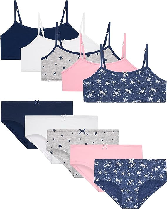 RENE ROFE Girls Bralette 10PC Set