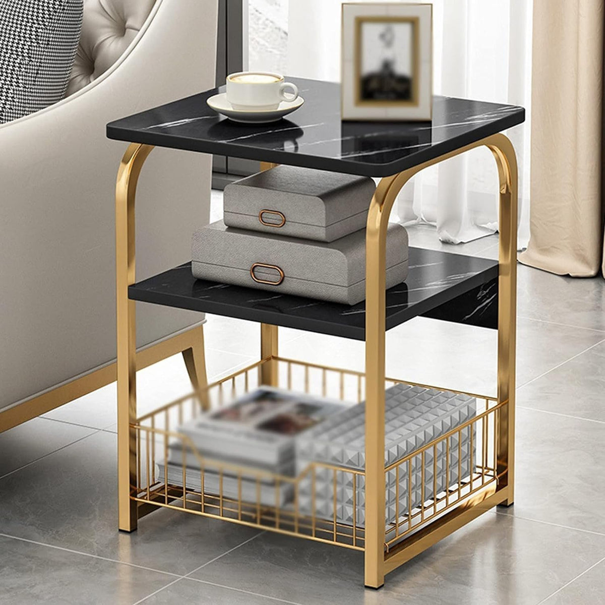 Table Metal A-118 Black